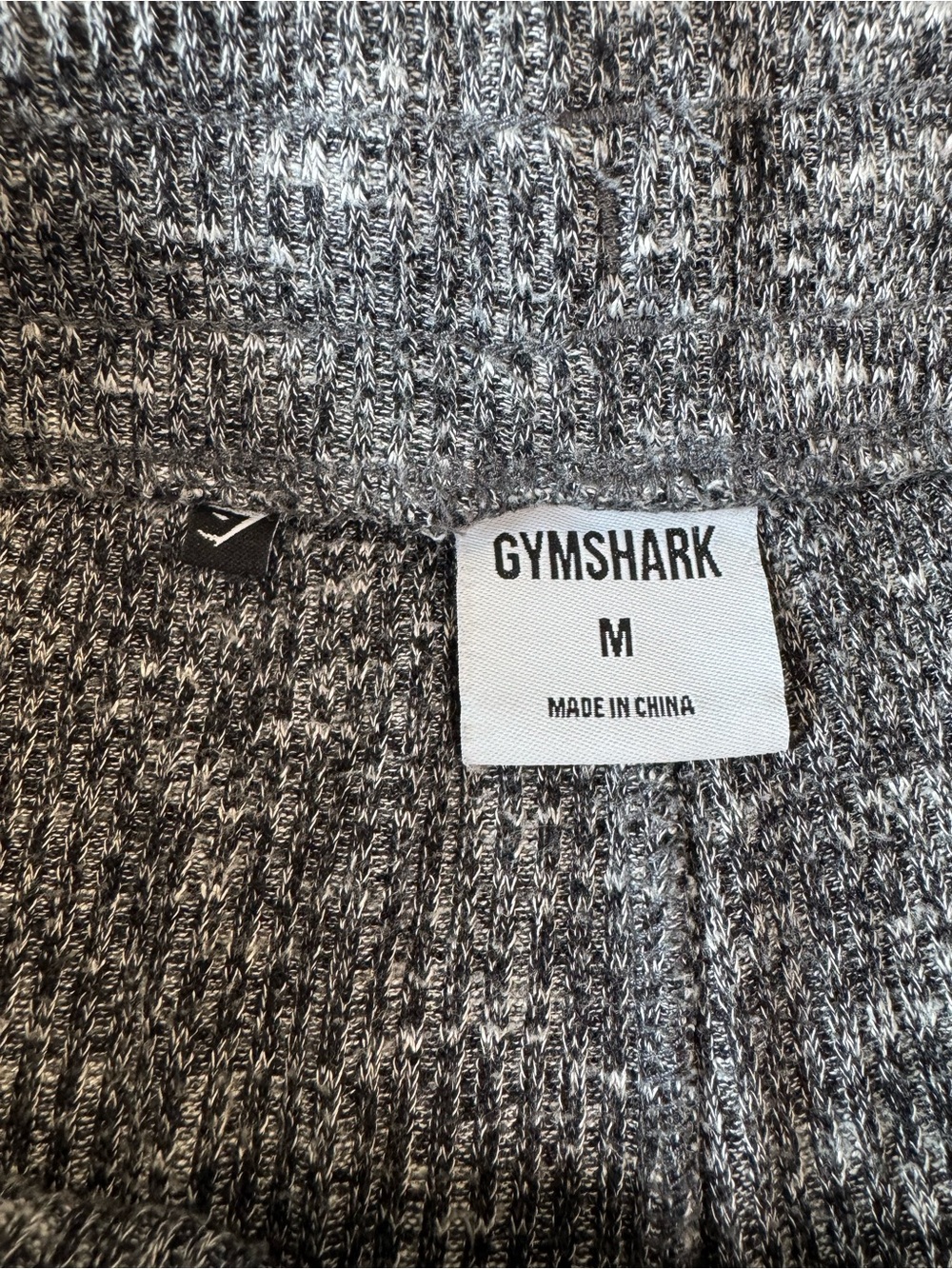 Gymshark Slounge Black Marl Drawstring Leggings Joggers Women’s Medium - Picture 4 of 10